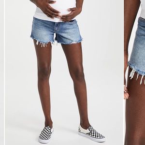 Joe’s Jeans the Ozzie cutoff maternity denim shorts size 27